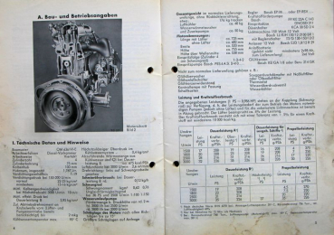 Mercedes-Benz OM 314 OM 352 Diesel 1969 Betriebsanleitung (0795)